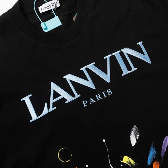 Lanvin black short-sleeved T-shirt - Picture 3 of 7
